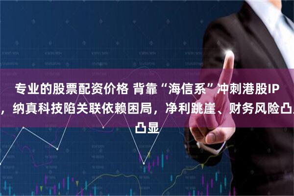 专业的股票配资价格 背靠“海信系”冲刺港股IPO，纳真科技陷关联依赖困局，净利跳崖、财务风险凸显